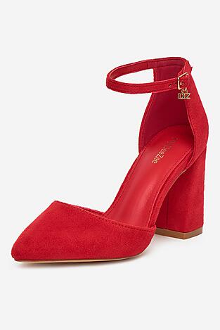 Czółenka DeeZee DF-82616-85-35621 Czerwony
