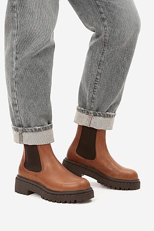 Botki G-STAR RAW EO-DAMLA-25FW26 Beżowy ciemny