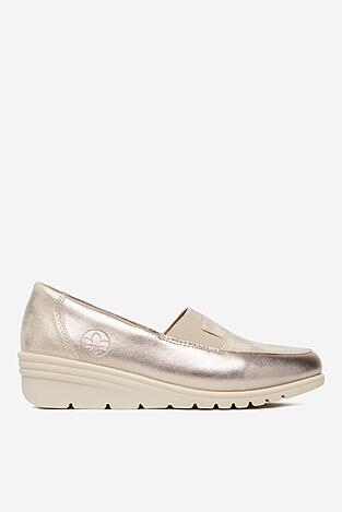 Półbuty Rieker CEO-L5351-60 Złoty