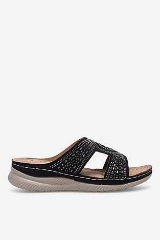 Klapki Clara Barson WYL05010-30 Czarny
