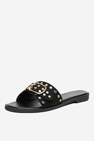 Klapki DeeZee CEO-LB-F9963-YLD Czarny