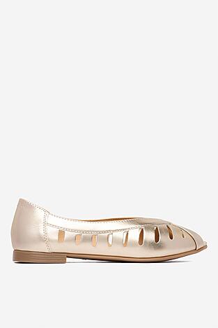 Baleriny Lasocki CEO-RST-ERICA-66 Złoty