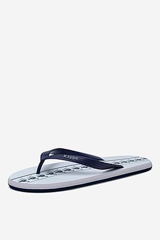 Plážové pantofle Kappa 371G1LW White - Blue Marine - Grey Lt Lead MIX