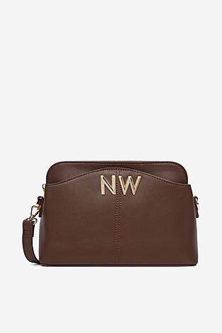 Дамска чанта NINE WEST CEO-ISABELLA-S23599-1 ТЪМНОКАФЯВ