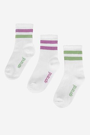 Zokni Sprandi 0KB-001-SS25 (3-PACK) FEHÉR