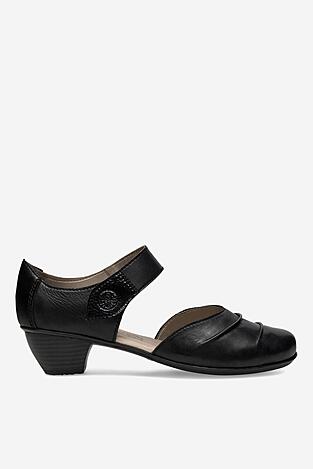 Czółenka Rieker 41792-00 Czarny