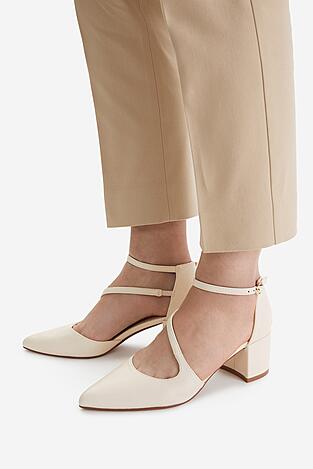 Елегантни обувки Jenny CEO-PF484 01 БЕЖОВ