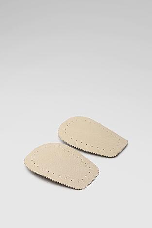 Wkładki do obuwia Coccine COCCINE HEEL PAD LATEX-LEATHER PODPIĘTKA NR M (2) AZ Beżowy