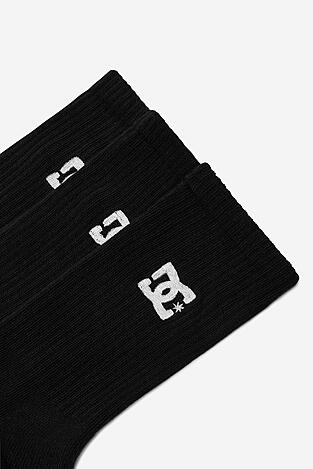 Zokni DC Shoes AS_DC_01W_SS25 (3-PACK) FEKETE