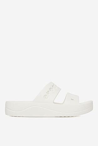 Klapki basenowe Crocs BAYA PLATFORM SANDAL 208188-100 Biały