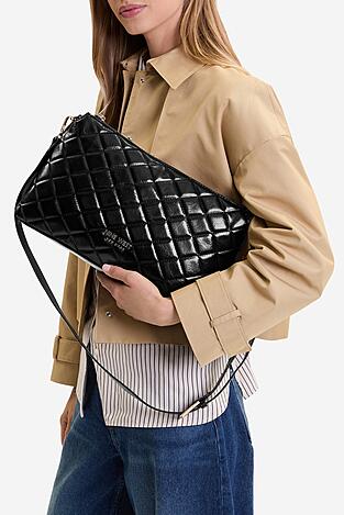 Kabelka NINE WEST CEO-AGATHA-LA482-3035 ČIERNA