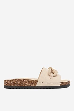 Klapki Jenny CEO-WSLS19-20 Beżowy