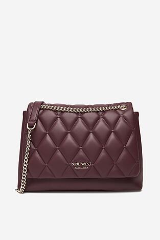 Torebka NINE WEST CEO-CHARLOTTE-S22560-5 Bordowy