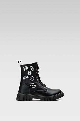 Trzewiki Nelli Blu CS5827-12 Czarny