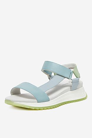 Sandály Rieker W2951-10 SVĚTLE MODRÁ