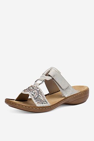 Джапанки Rieker CEO-608K2-40 СРЕБРИСТ