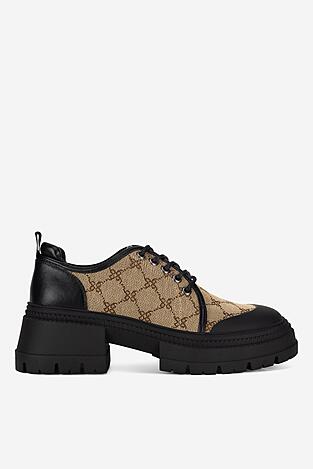 Félcipő NINE WEST WFA3033-3 SÖTÉTBÉZS