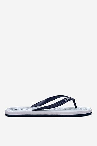 Plážové pantofle Kappa 371G1LW White - Blue Marine - Grey Lt Lead MIX