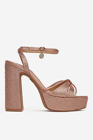 Sandały NINE WEST S3SH005-01A Różowy jasny