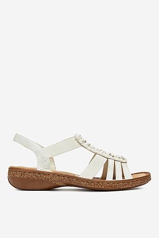 Sandały Rieker 62809-60 Biały