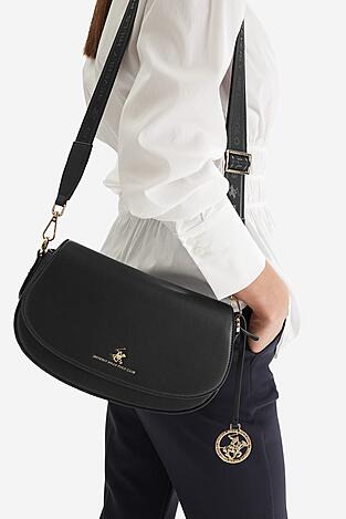 Дамска чанта Beverly Hills Polo Club CEO-BHPC-S-001-07 ЧЕРЕН