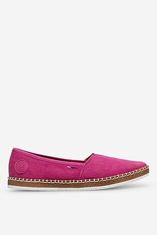 Espadryle Rieker M2278-31 Różowy ciemny