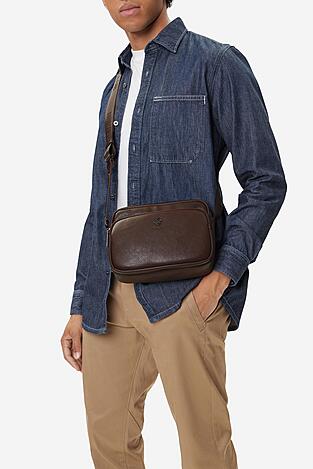 Torba męska Beverly Hills Polo Club C-BHPC-L-012-08 Brązowy
