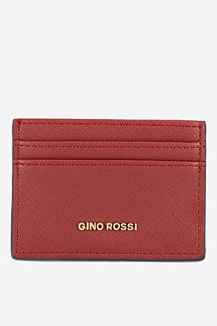 Dámská peněženka Gino Rossi QYL0023 TMAVĚ ČERVENÁ
