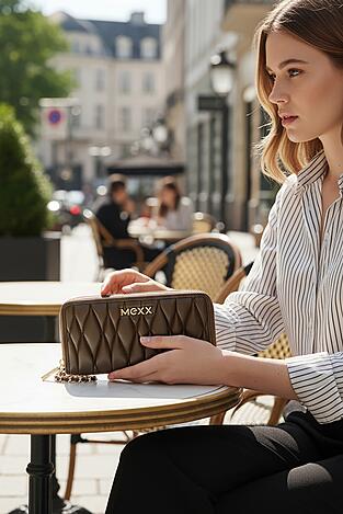 Dámska peňaženka Mexx CEO-MEXX-W1-001-AW25 OLIVOVÁ