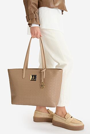 Torebka Beverly Hills Polo Club CEO-BHPC-L-008-09 Beżowy