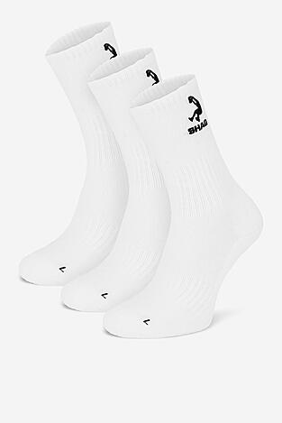 Ponožky SHAQ AS_SHQ_H_001W_SS25 (3-PACK) BÍLÁ