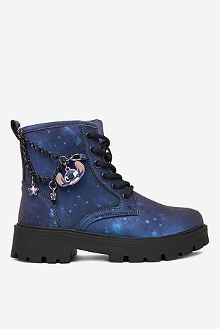 Vysoké šnurovacia topánky Disney Classics CEO-CM-AW25-350DCLS BLANKYTNE MODRÁ
