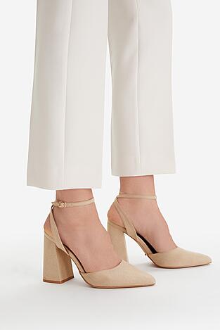 Czółenka DeeZee CEO-CD25-039-1 Beżowy