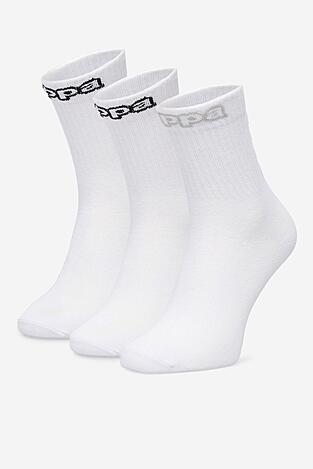 Zokni Kappa CEO_KR_KAPPA_ 004_W_AW25 (3 -PACK) FEHÉR