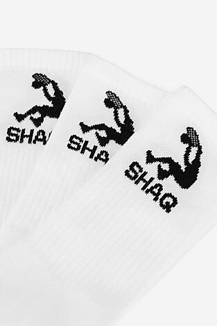 Ponožky SHAQ SHQ-MB-003-AW24 (3-PACK) BIELA
