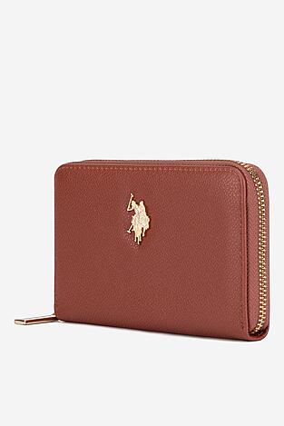 Portfel damski U.S. POLO ASSN. BIUXT8383WVP Miedziany
