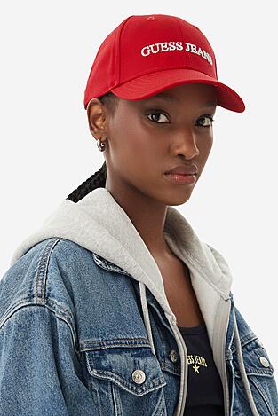 Czapka z daszkiem GUESS JEANS WBEO-GJ-U3-002-SS26 Czerwony