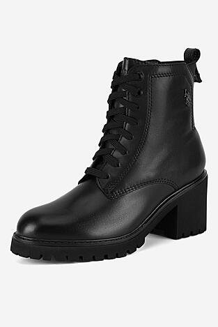 Vysoké šnurovacia topánky U.S. POLO ASSN. MILVA001W/DLE1 ČIERNA