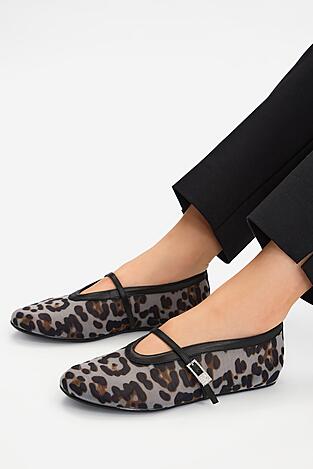 Baleriny EVA MINGE EO-STORMI-LT24067-524 Czarny