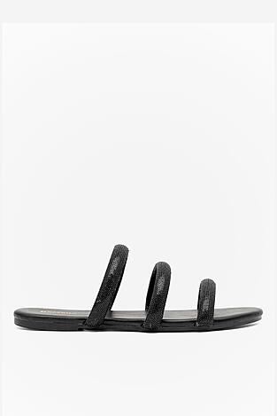 Klapki Bassano LC031022-1 Czarny