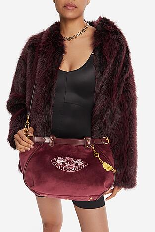 Torebka Juicy Couture CEO-BIJXT8987WZC Bordowy