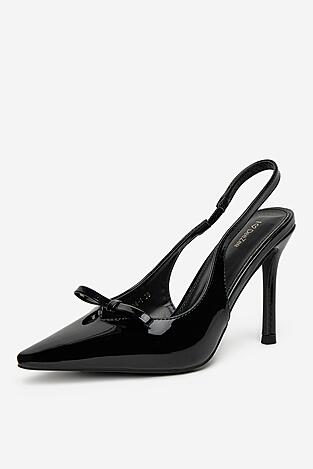 Pantofi cu toc DeeZee HT834-1 NEGRU