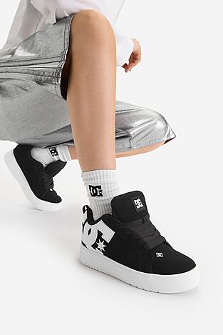 Obuwie sportowe DC Shoes EO-COURT GRAFFIK PLATFORM DC02422004 Czarny