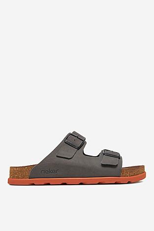 Klapki Rieker CEO-21190-40 Szary