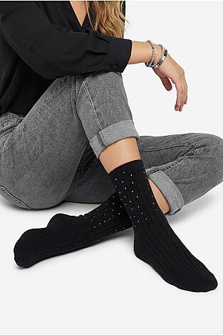 Skarpetki NINE WEST CEO_LA_NW_17636_W_AW25 (1-PACK) Czarny