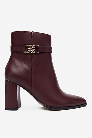 Členková topánka NINE WEST CEO-NASIRA-01 BORDÓ