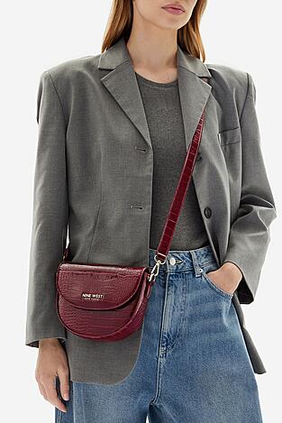 Torebka NINE WEST CEO-ZOE-S23806 Czerwony
