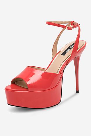 Sandały NINE WEST CHANDA ZL23031CC Czerwony
