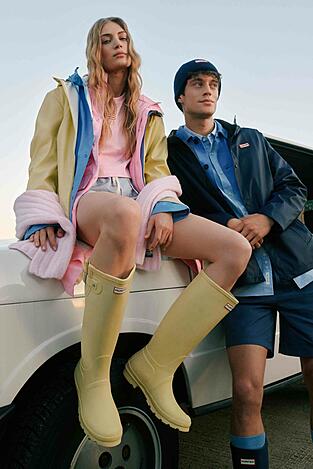 Cizme de cauciuc HUNTER HFW-006 GALBEN