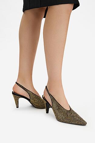 Czółenka EVA MINGE EO-LYRA-LT1993-8-1 Czarny